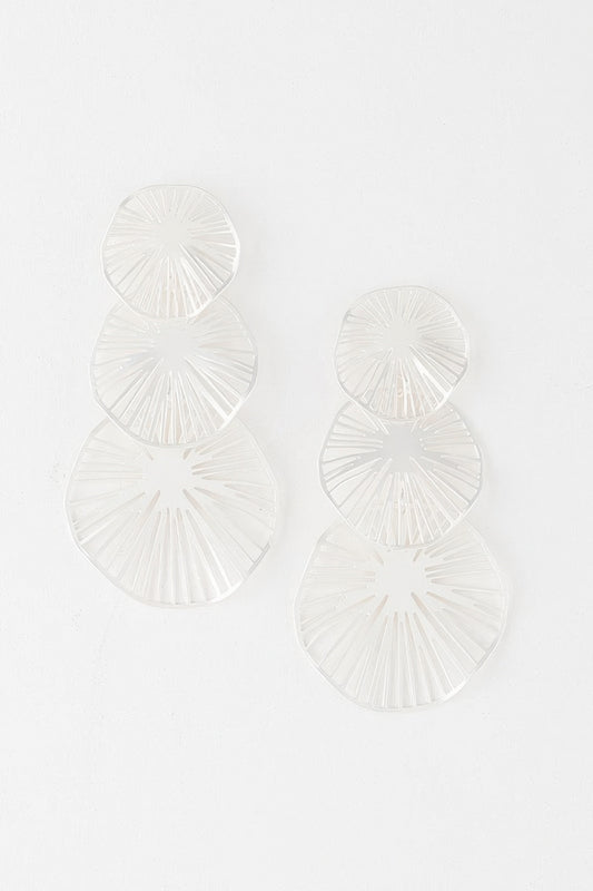 Triple Lemon Drop Earrings