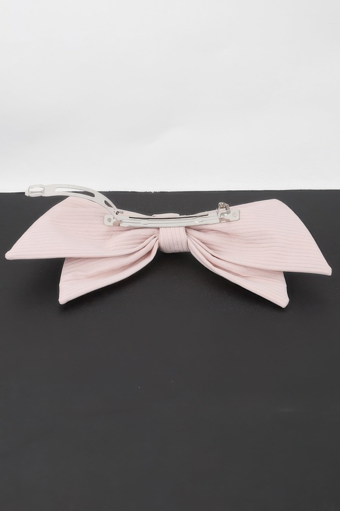 Lined Ribbon Hair Clip