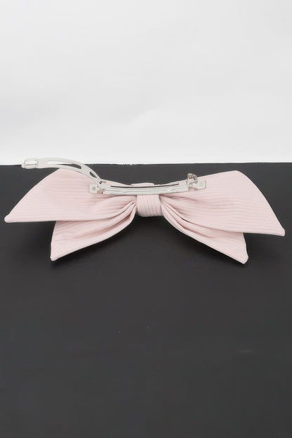 Lined Ribbon Hair Clip