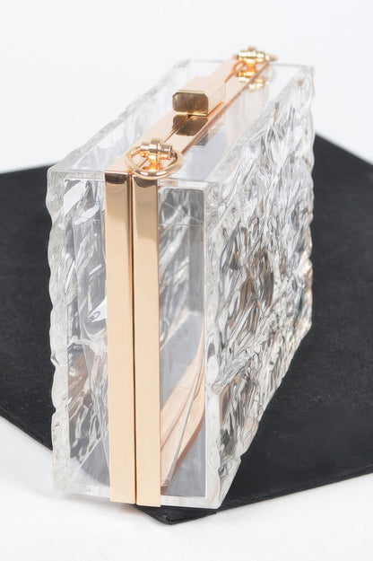 Transparent Plastic Case Clutch