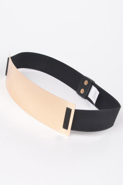 Metal Plate Elastic Belt