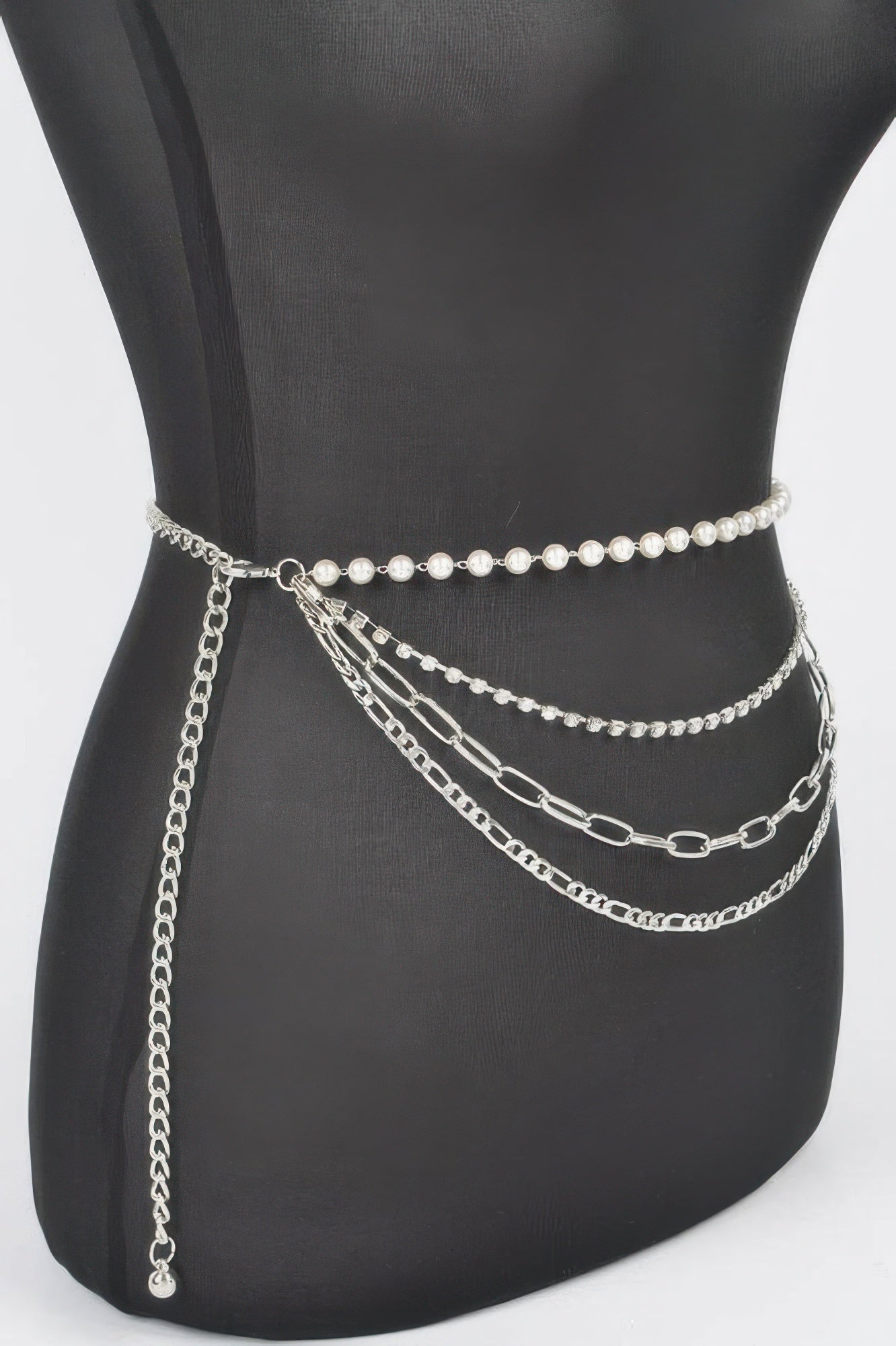 Multi Layered Plus Size Chain Belt