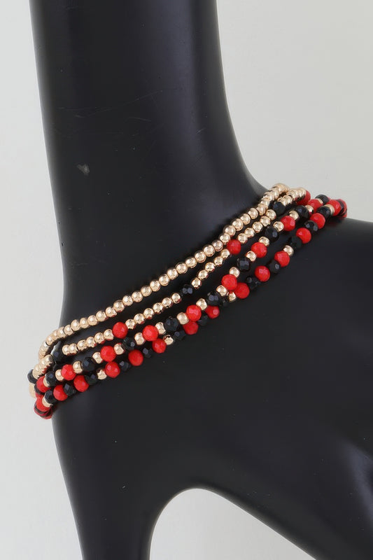 Alternating Stone Beaded Bracelet