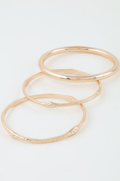 Multi Hammered Cuff Bracelet