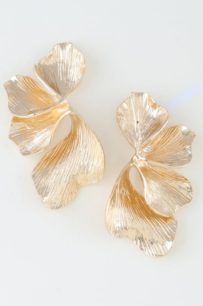 Blooming Petal Flower Earrings