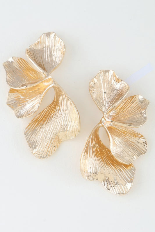 Blooming Petal Flower Earrings
