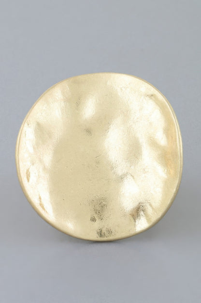 Hammered Plate Wrap Ring