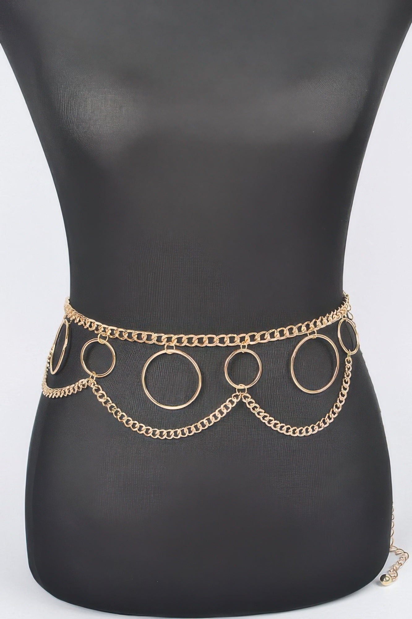 Multi O Ring Layered Chain Belt 