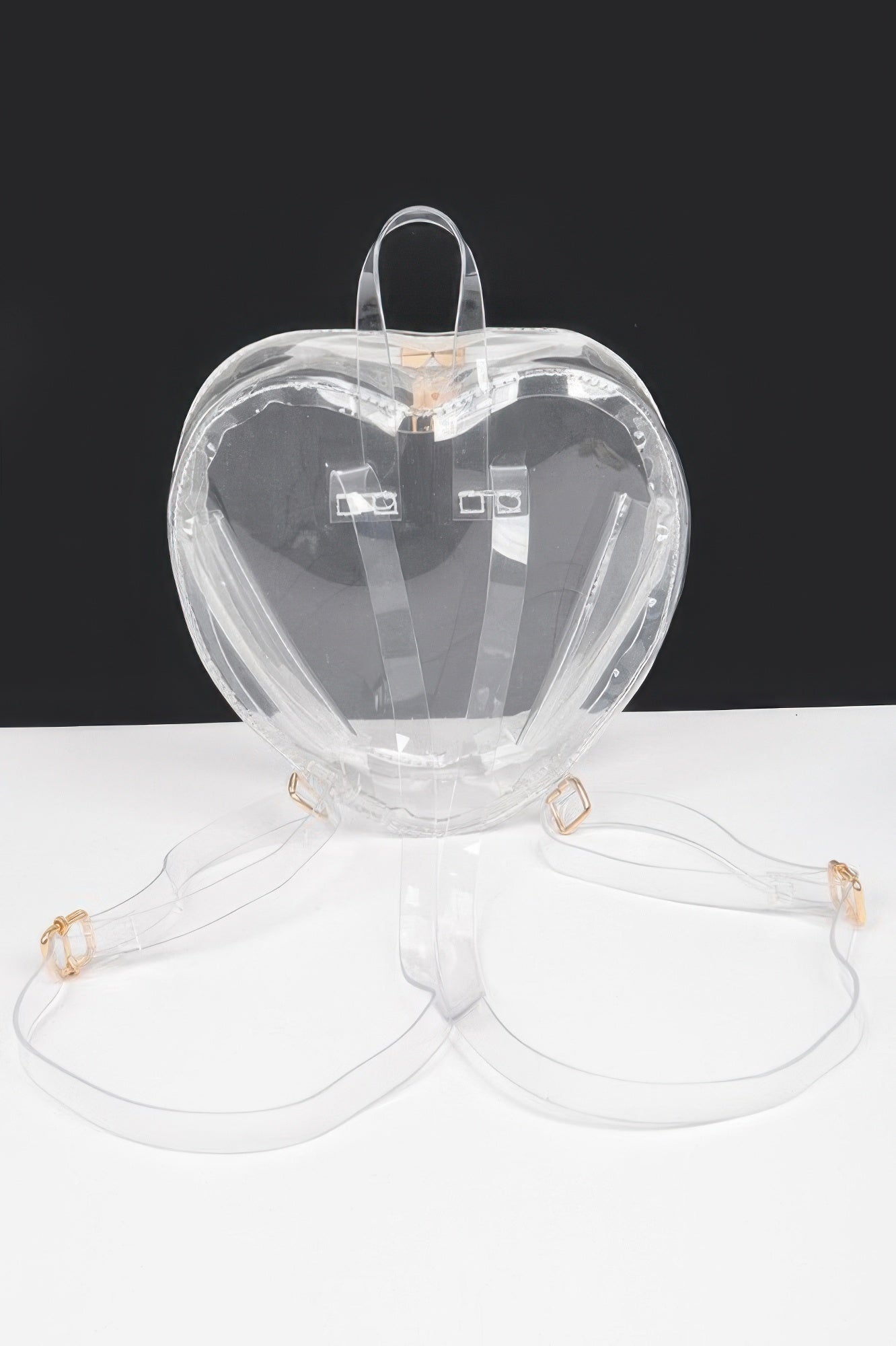 Heart Shape Clear Backpack 
