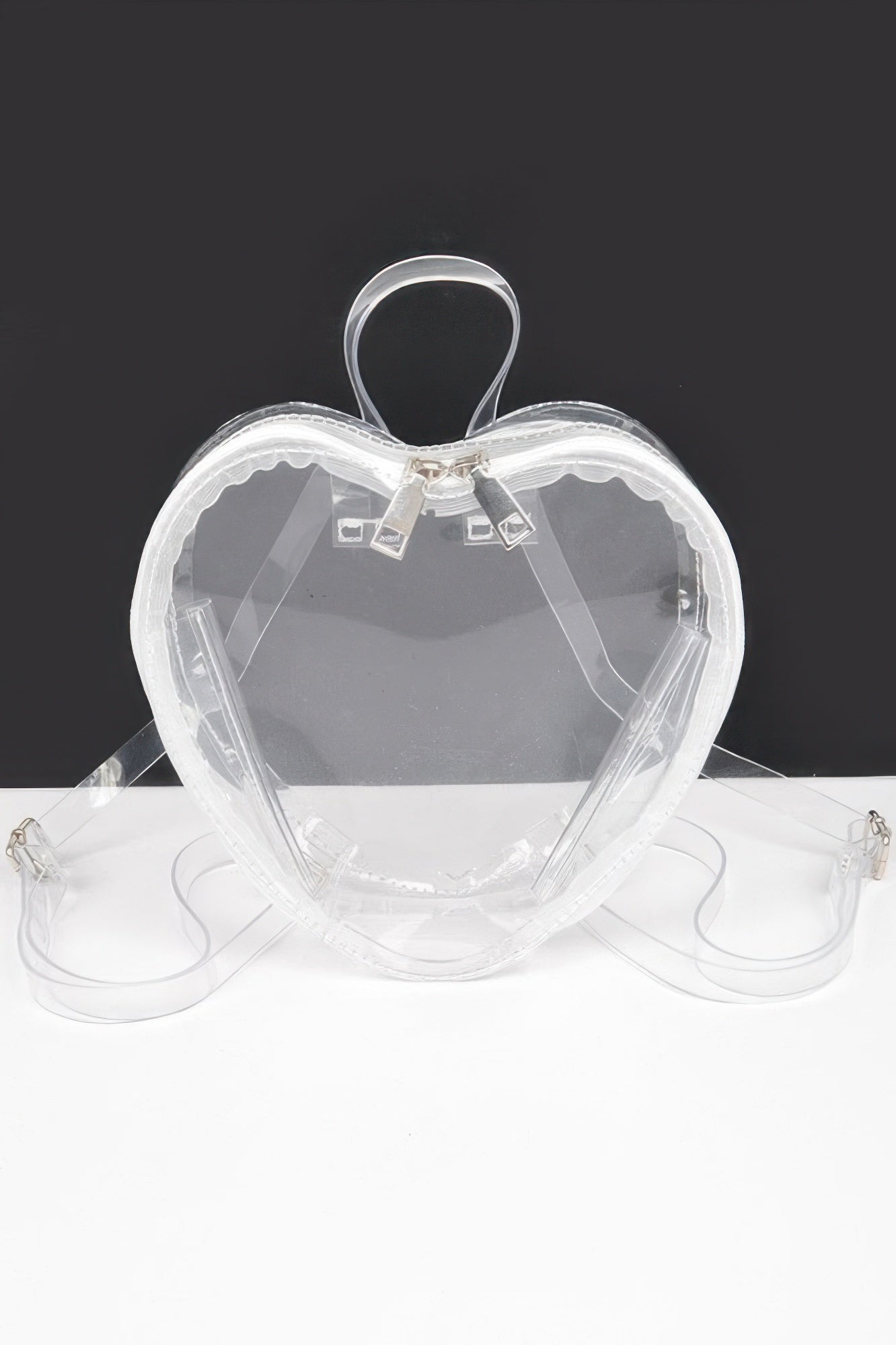 Heart Shape Clear Backpack 