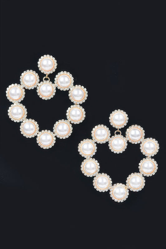Faux Pearl Earring