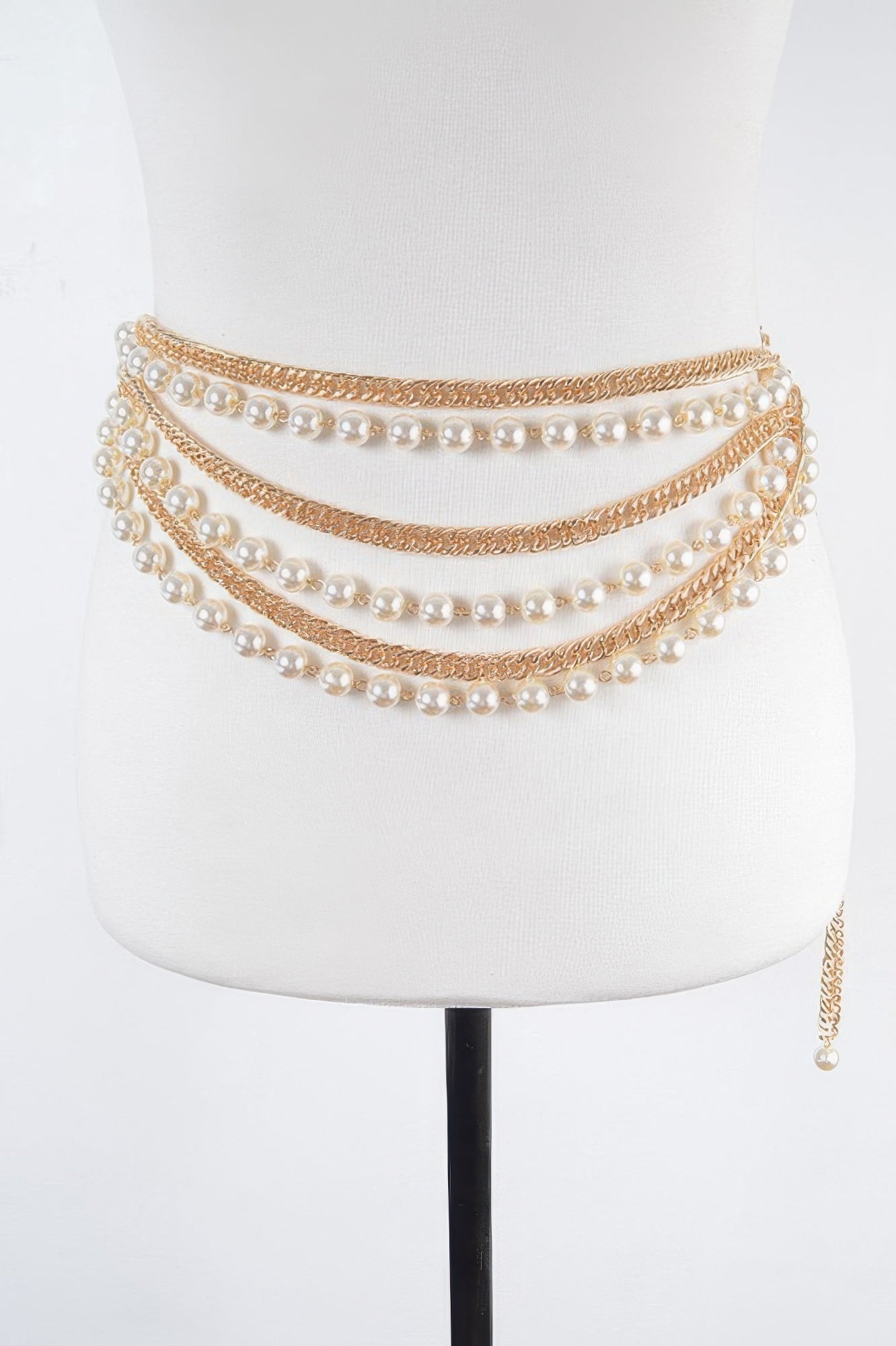 Oversize Layered Chain Belt