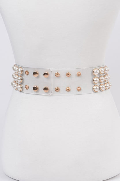 Pearl See Through Belt 