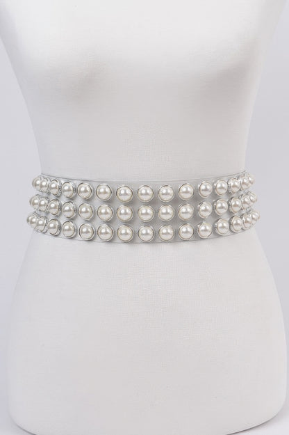 Pearl See Through Belt 