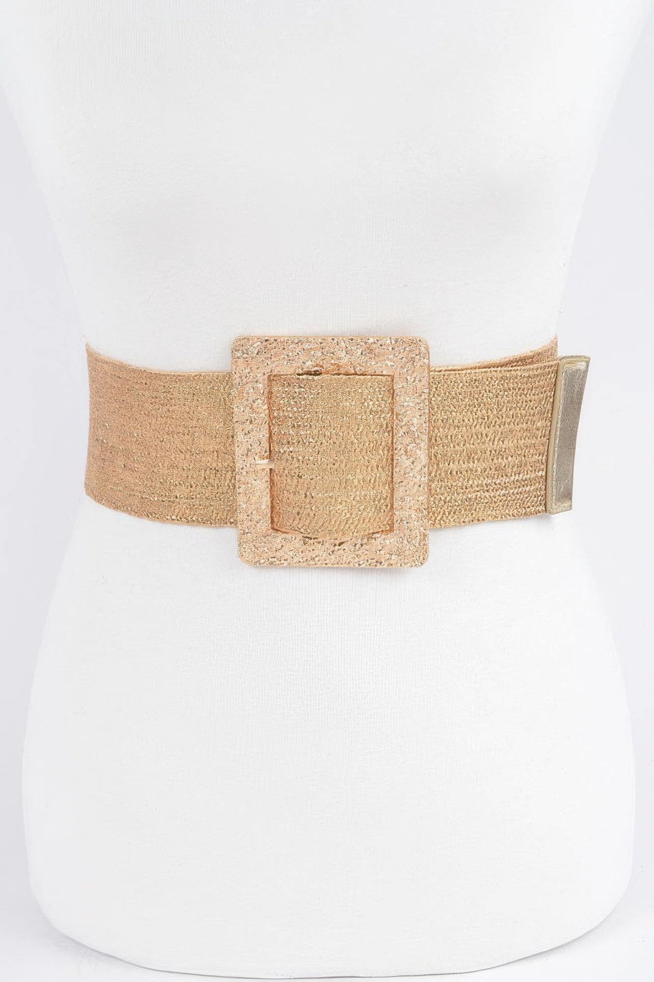 Wide Metal Buckle Plus Size Belt 