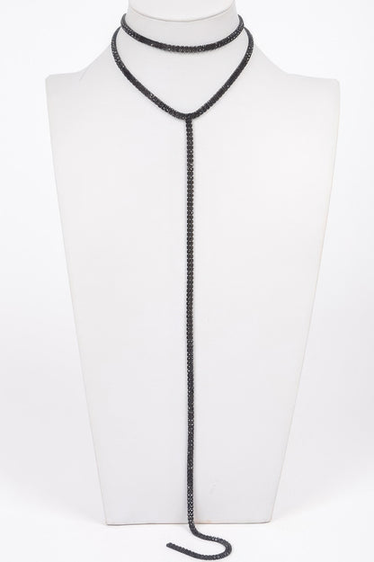 Fashionista Long Choker Necklace 