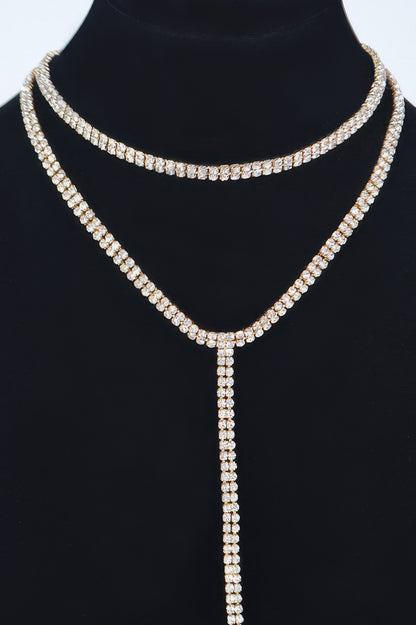Fashionista Long Choker Necklace 