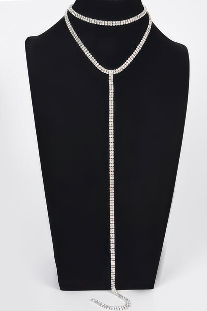 Fashionista Long Choker Necklace 