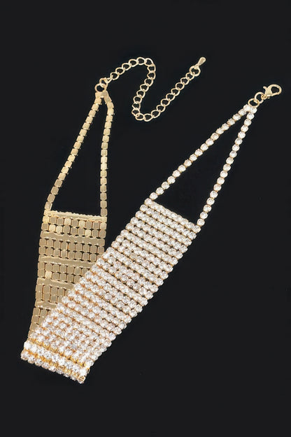 Sparkle Rhinestone Choker Necklace 