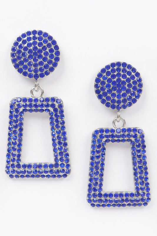Glittered Beads Drop Earrings 