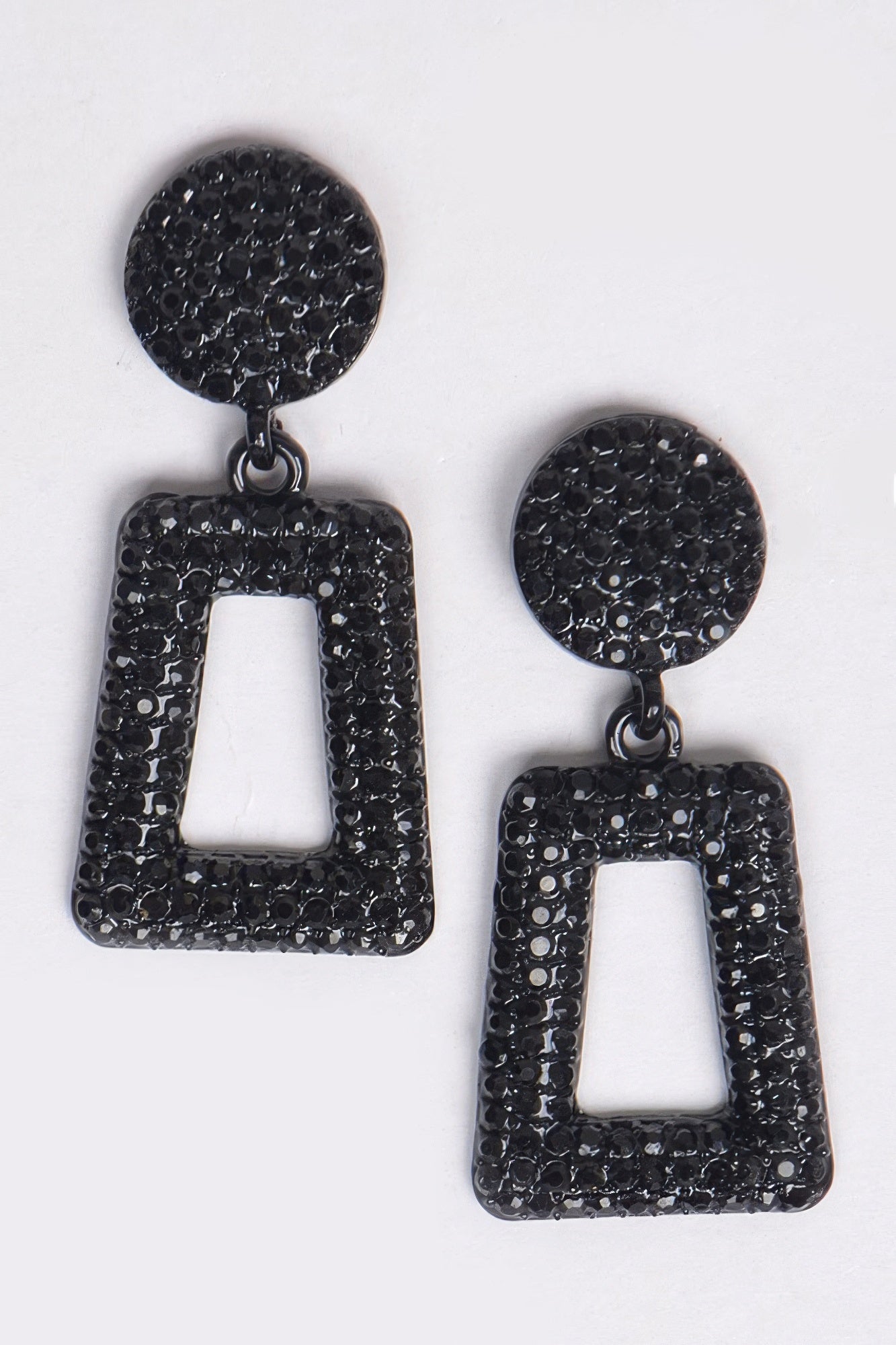 Glittered Beads Drop Earrings 