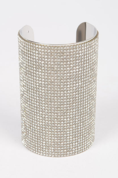 Rhinestone Metal Cuff 