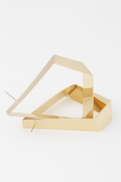 Abstract Straight Shape Earrings 