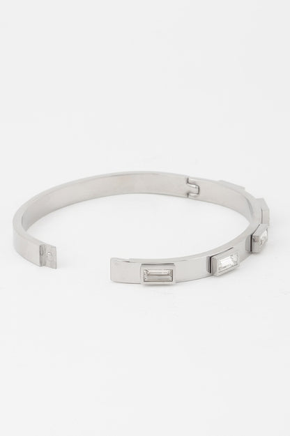 Multi Crystal Clasp Bracelet 