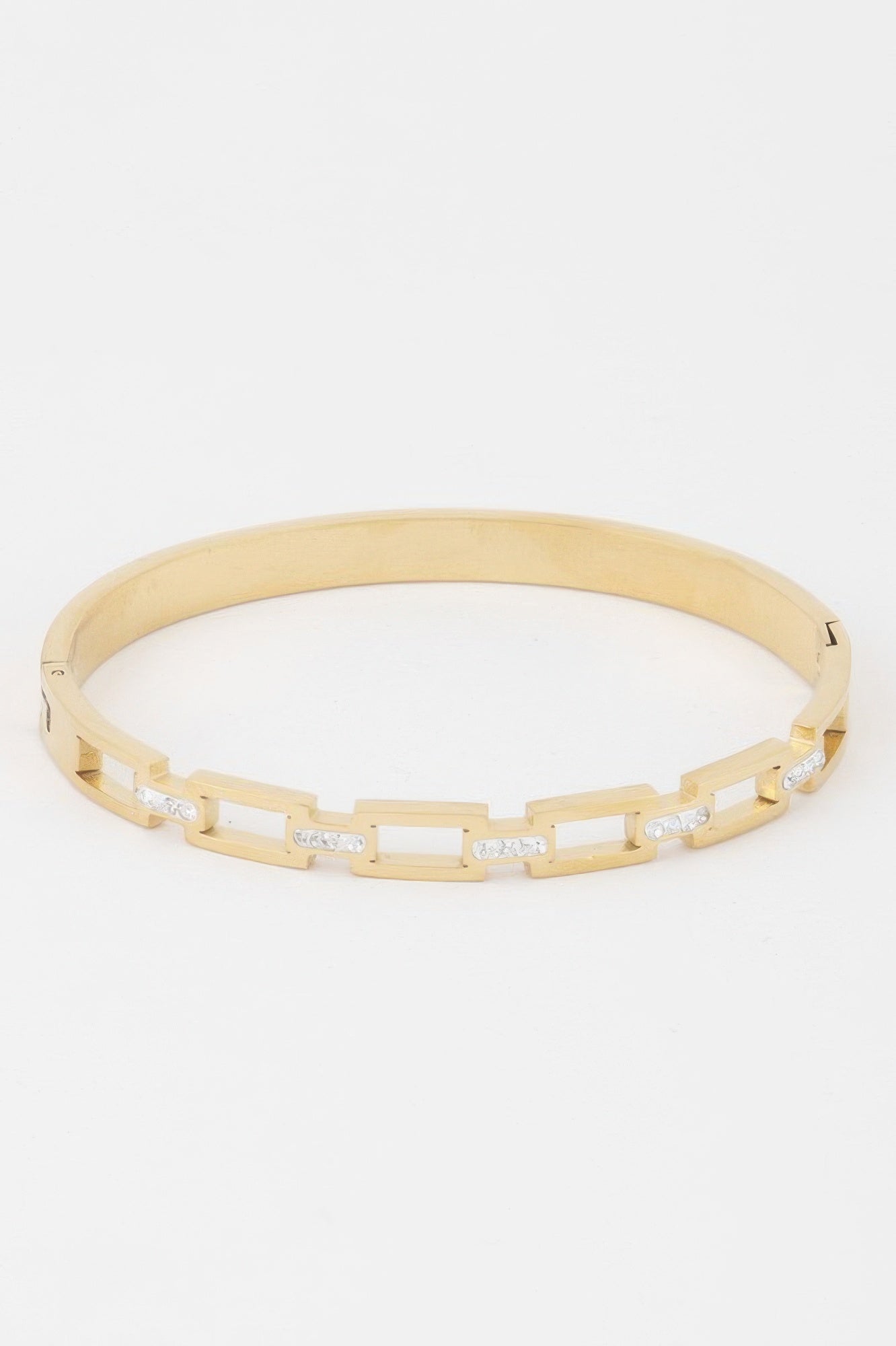 Jeweled Chain Clasp Bracelet 