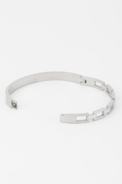 Jeweled Chain Clasp Bracelet 