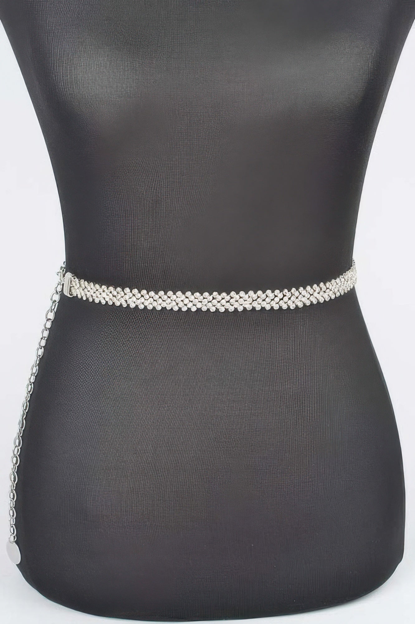 Rhinestone Plus Size Chain Belt 