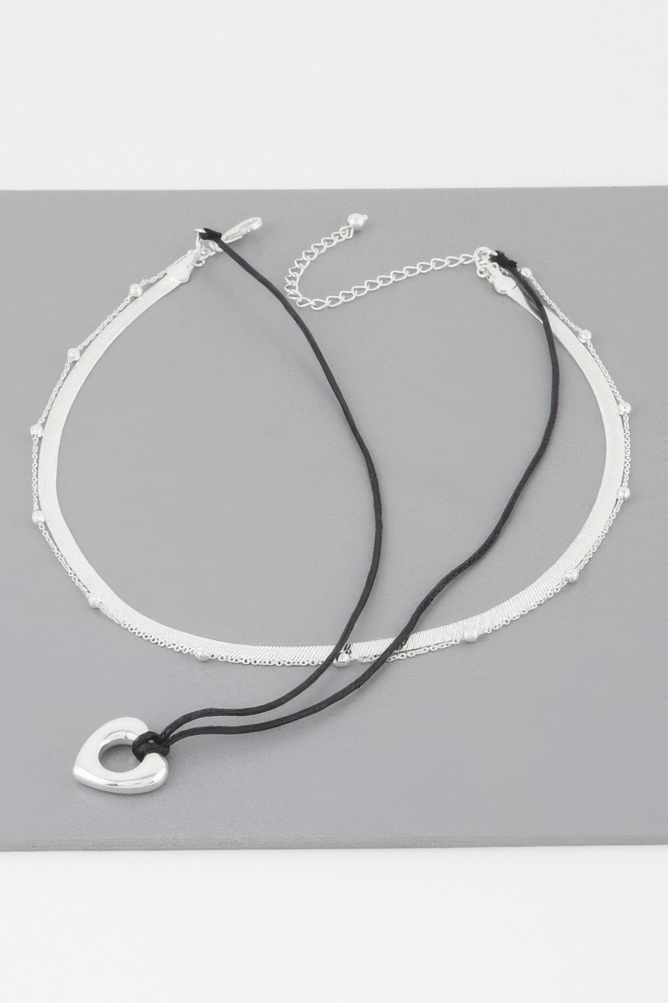 Multi Open Heart Necklace 