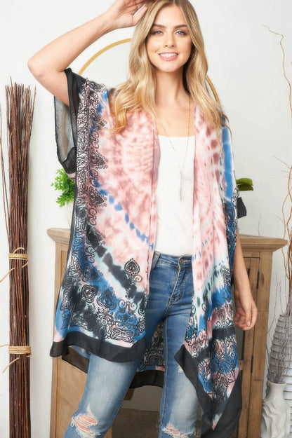 Tie Dye Boho Kimono 