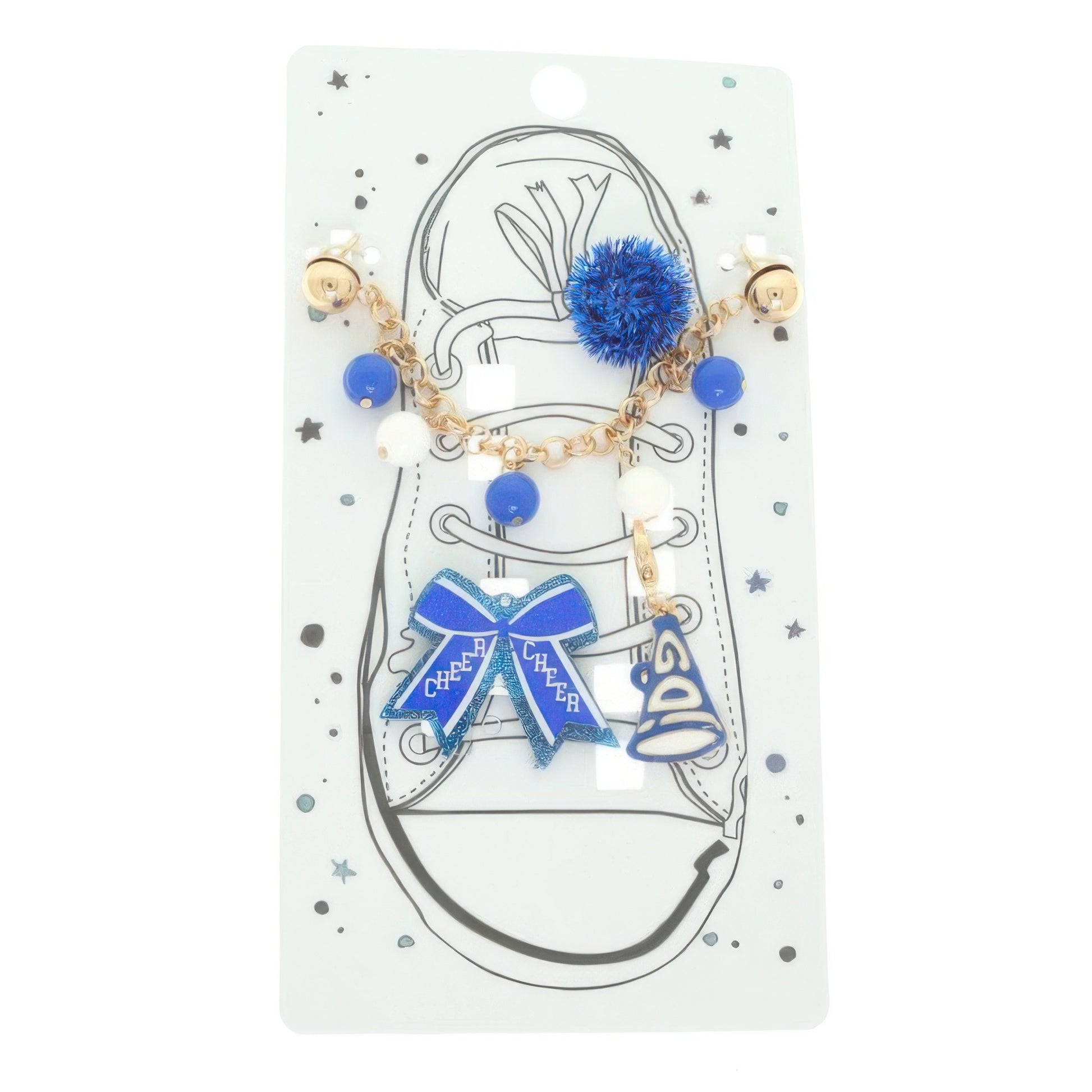 3pc Gameday Shoelace Charm Chain Set