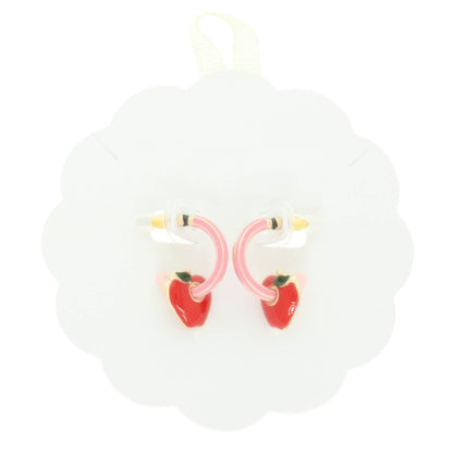 School Pencil Heart Cuff Earrings