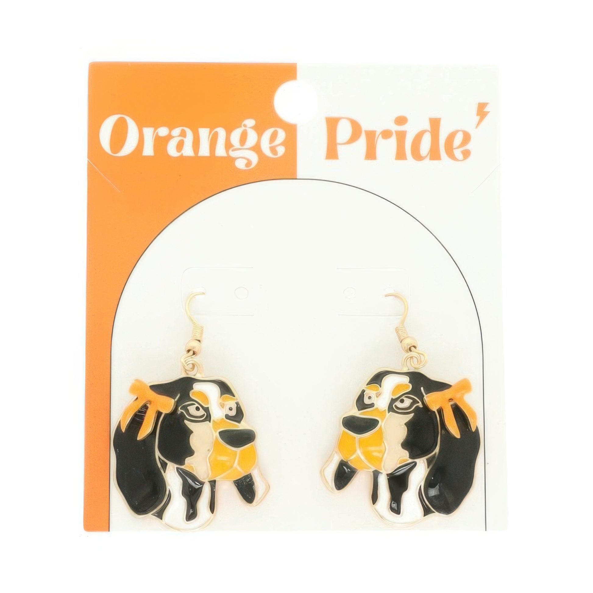 Gameday Hound Dog Mascot Earrings