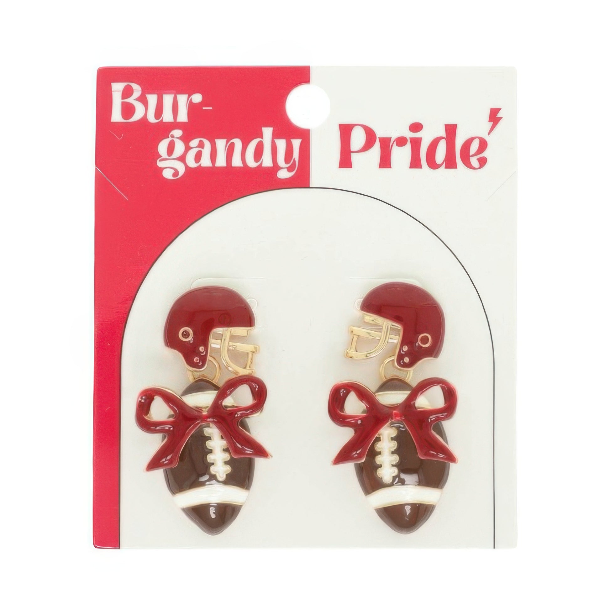 Gameday Football Helmet Earrings