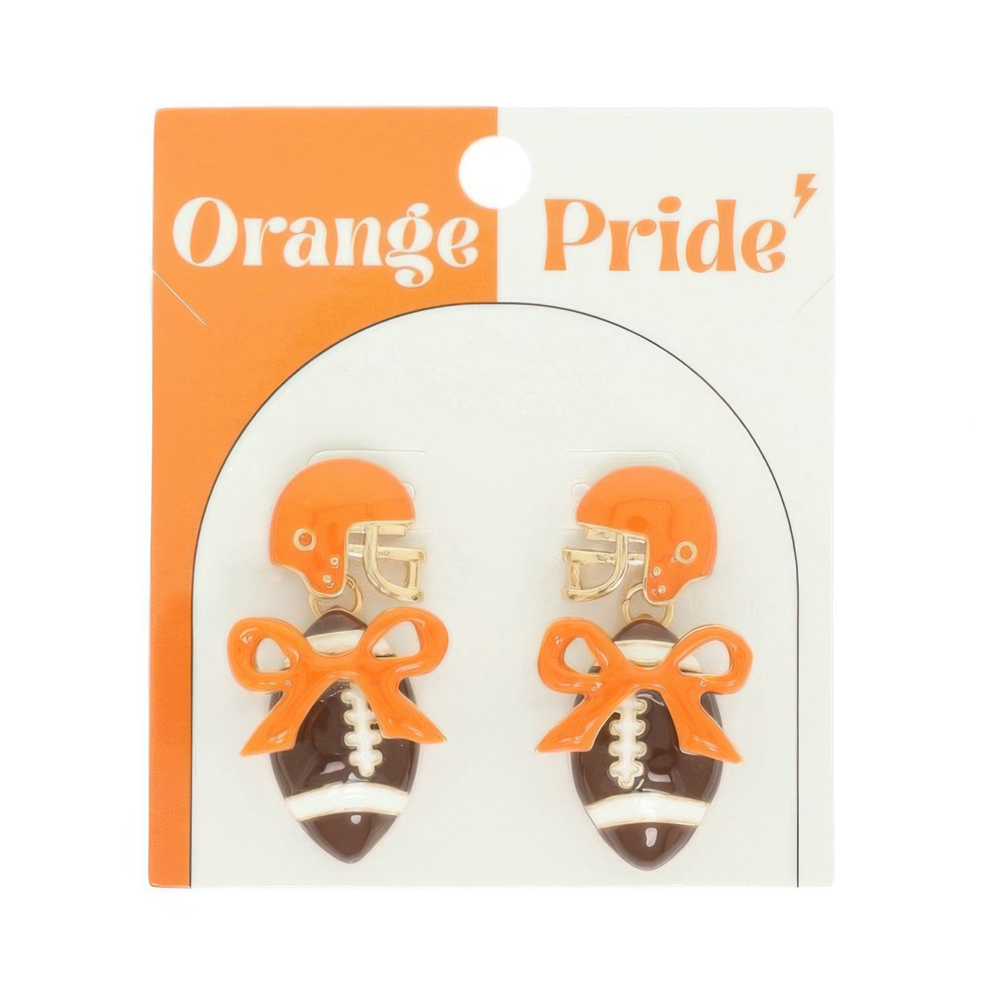 Gameday Football Helmet Earrings