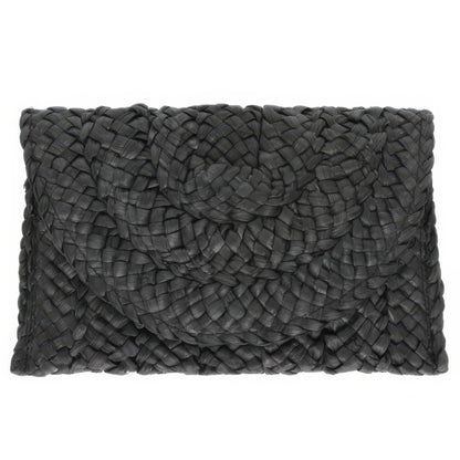 Straw Woven Raffia Clutch Handbag