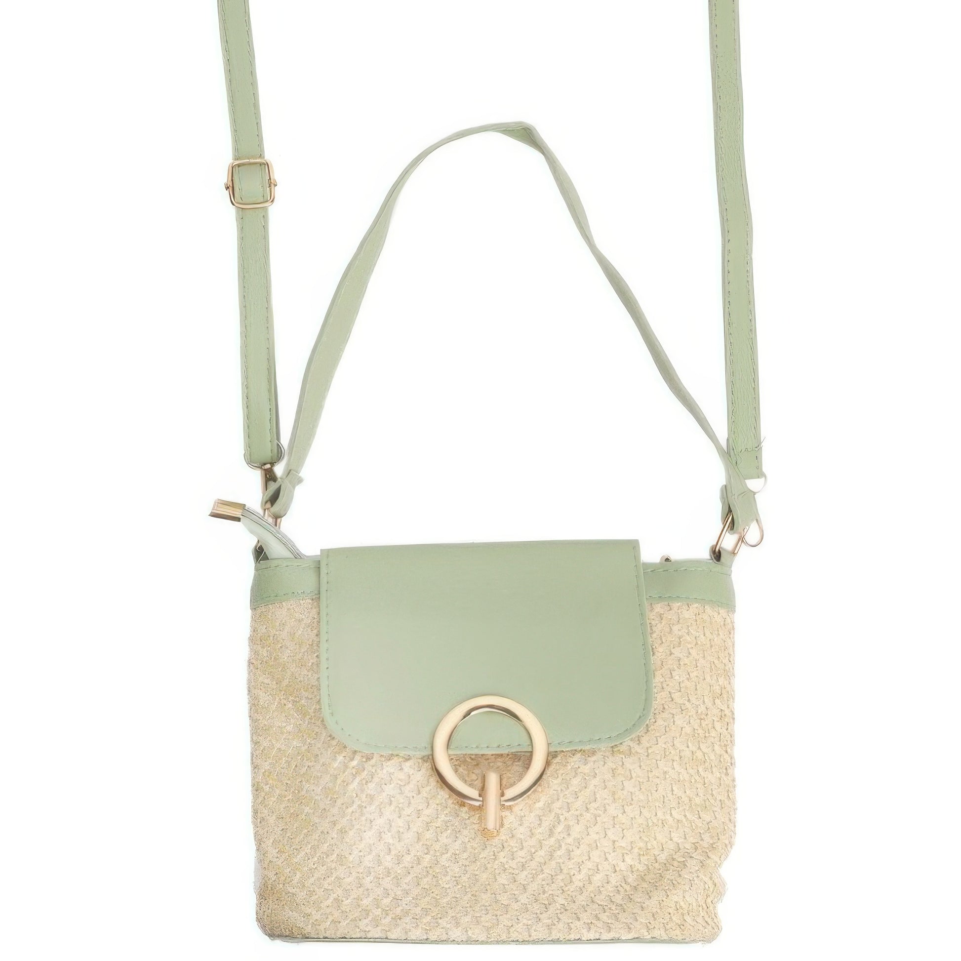 Straw Woven Crossbody Bag