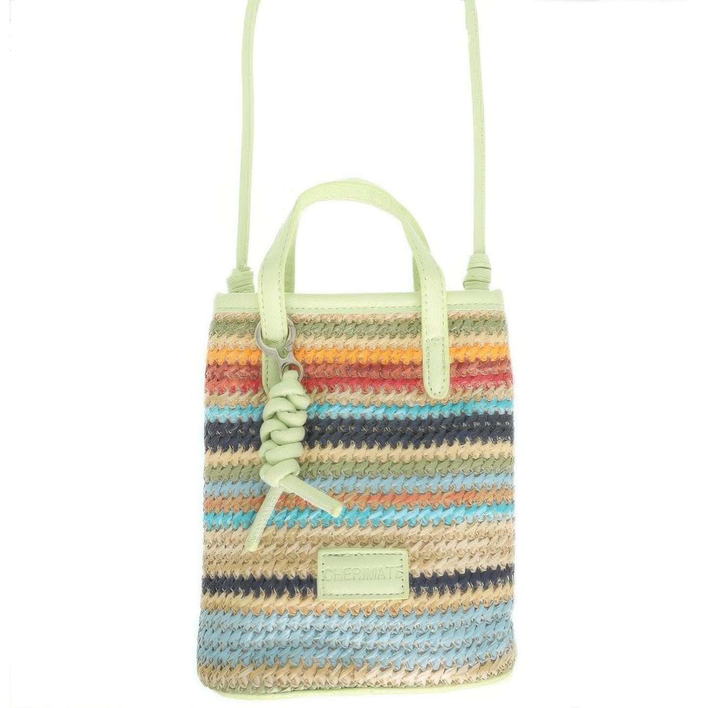 Striped Mini Crossbody Bag