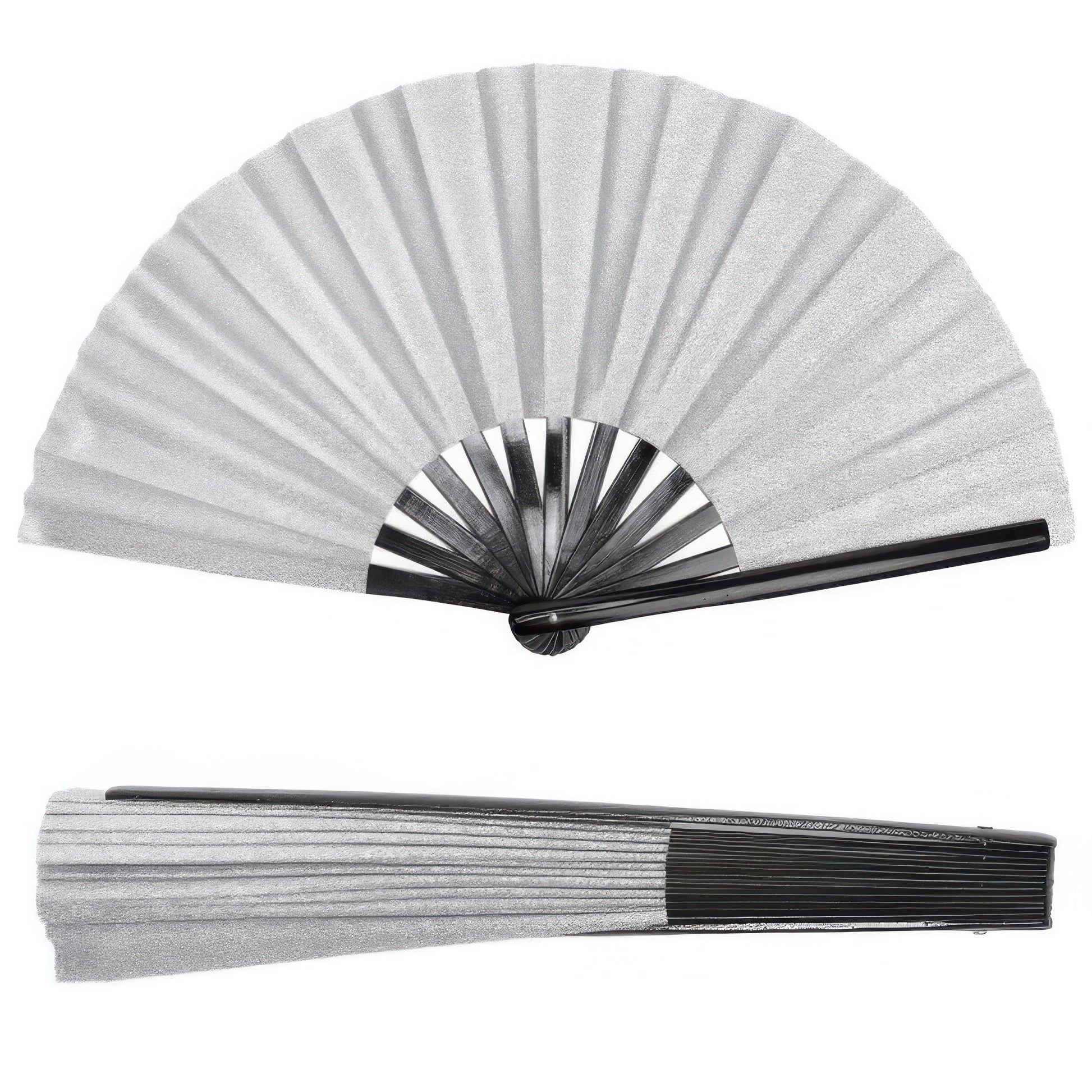 Glitter Fabric Folding Hand Fan