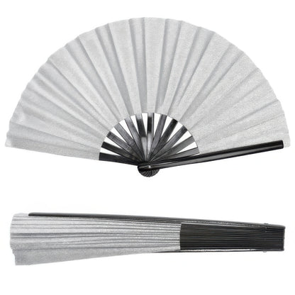 Glitter Fabric Folding Hand Fan