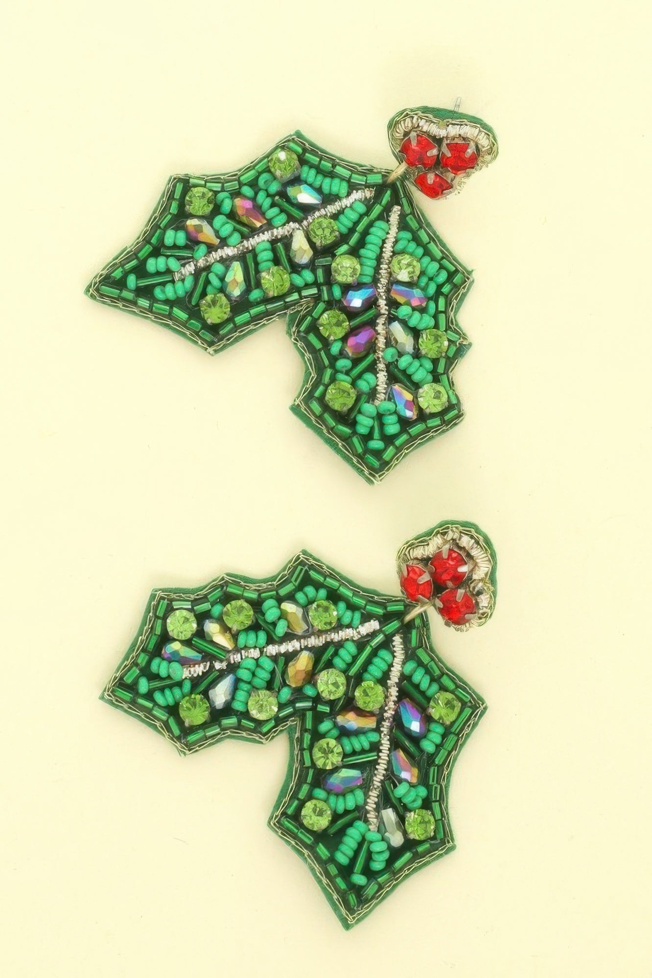 Christmas Mistletoe Post Earrings