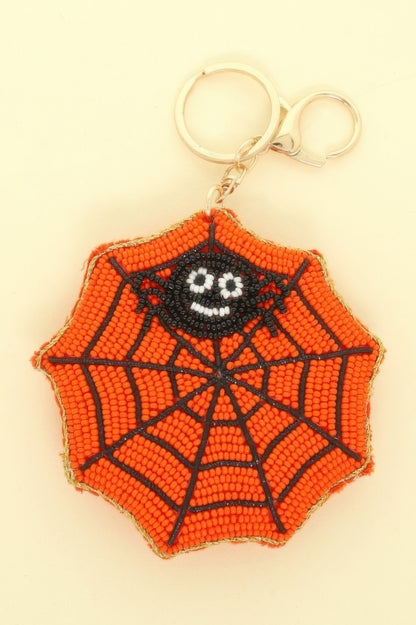 Halloween Theme Spider Keychain