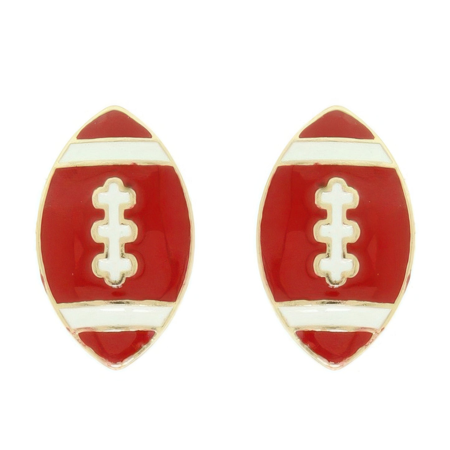Gameday Football Ball Post Earring