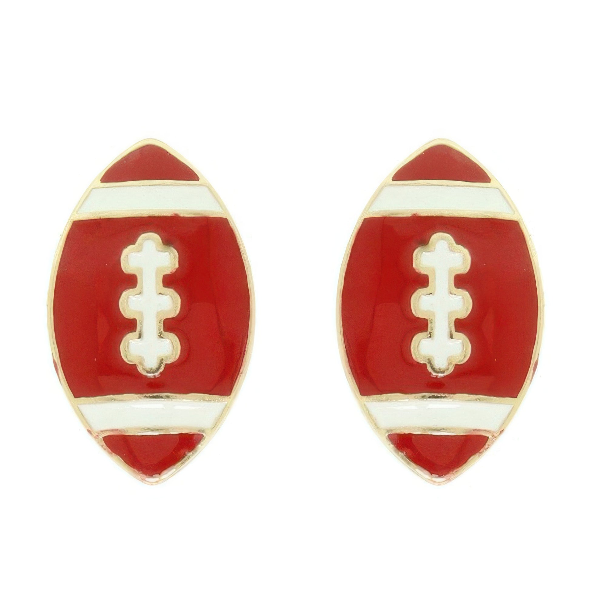 Gameday Football Ball Post Earring