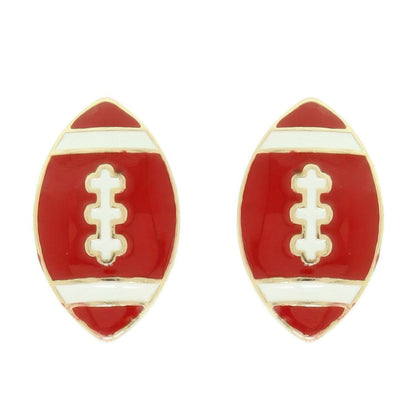 Gameday Football Ball Post Earring