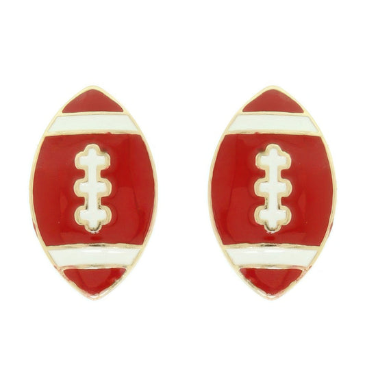 Gameday Football Ball Post Earring
