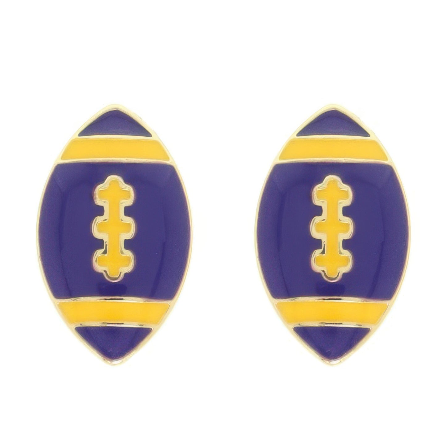Gameday Football Ball Post Earring